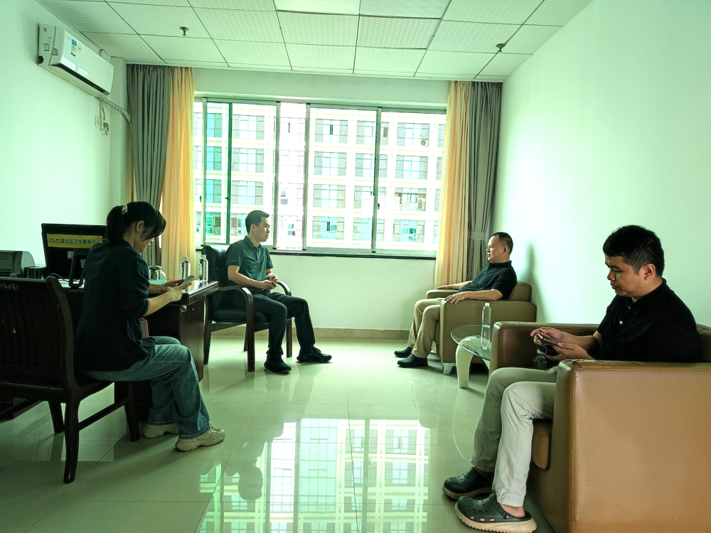 竹溪社区卫生服务中心座谈现场