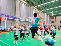 beat365官网教职工代表队参加2025年全区高校教职工气排球比赛