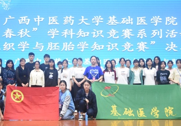 beat365正版唯一入口必一基础医学院“医学春秋”学科知识竞赛系列活动之“组织学与胚胎学知识竞赛”