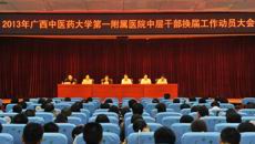 一附院召开2013年中层干部换届调整工作动员大会