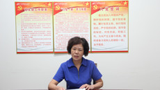 校党委副书记、纪委书记杨连招给纪检监察审计党支部上“两学一做”学习教育专题党课