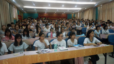 新东方名师唐静到beat365官网开展考研英语学习讲座