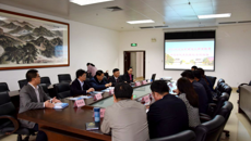 山东省成人高等教育研究会成员代表来beat365官网进行考察交流