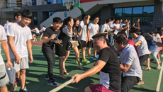 beat365官网举行教职工趣味拔河比赛