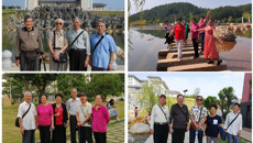 beat365官网离退休职工参观仙葫校区 寓教于“行”