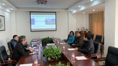 自治区教育厅科研处黄青云一行实地调研beat365官网校企合作研发平台