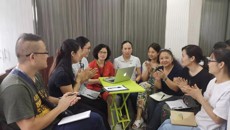 【不忘初心 牢记使命】beat365官网赴菲律宾留学教师开展“不忘初心、牢记使命”专题研讨活动