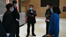 自治区教育厅副厅长黄雄彪到beat365官网检查新型冠状病毒感染的肺炎防控工作
