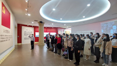 【党史学习教育】教学教辅党委到广西展览馆开展党史学习教育主题党日活动