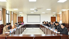 柳州市教育局副局长温剑到beat365官网洽谈赛恩斯新医药学院转设事宜