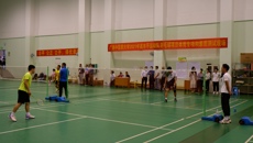 beat365官网顺利完成2021年高水平运动队羽毛球项目体育专项和素质测试
