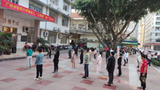 beat365官网举行教职工“八段锦”推广月活动启动仪式