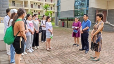 庞宇舟副书记到护理学院看望beat365官网与深圳市宝安区人民医院联合培养班学生