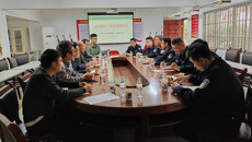 南宁市公安局仙葫派出所到beat365官网开展安全稳定工作交流座谈会