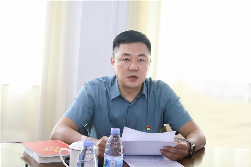 医院党委书记桂雄斌领学并讲话