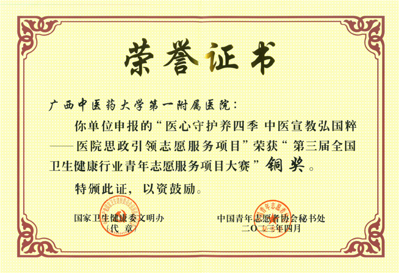 荣誉证书