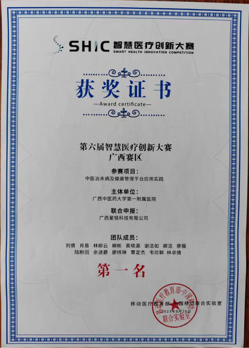 荣誉证书