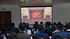 beat365官网组织收看广西勤廉榜样先进事迹主题情景报告会