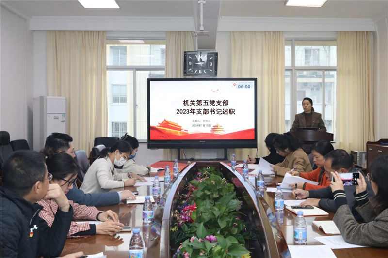 支部书记述职