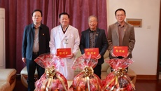 beat365官网开展春节前走访慰问教职工代表活动