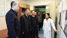 学校领导到直属附院开展2024年春季学期开学安全风险隐患大检查工作