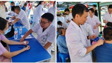 beat365正版唯一入口必一研究生院开展“三下乡”义诊活动