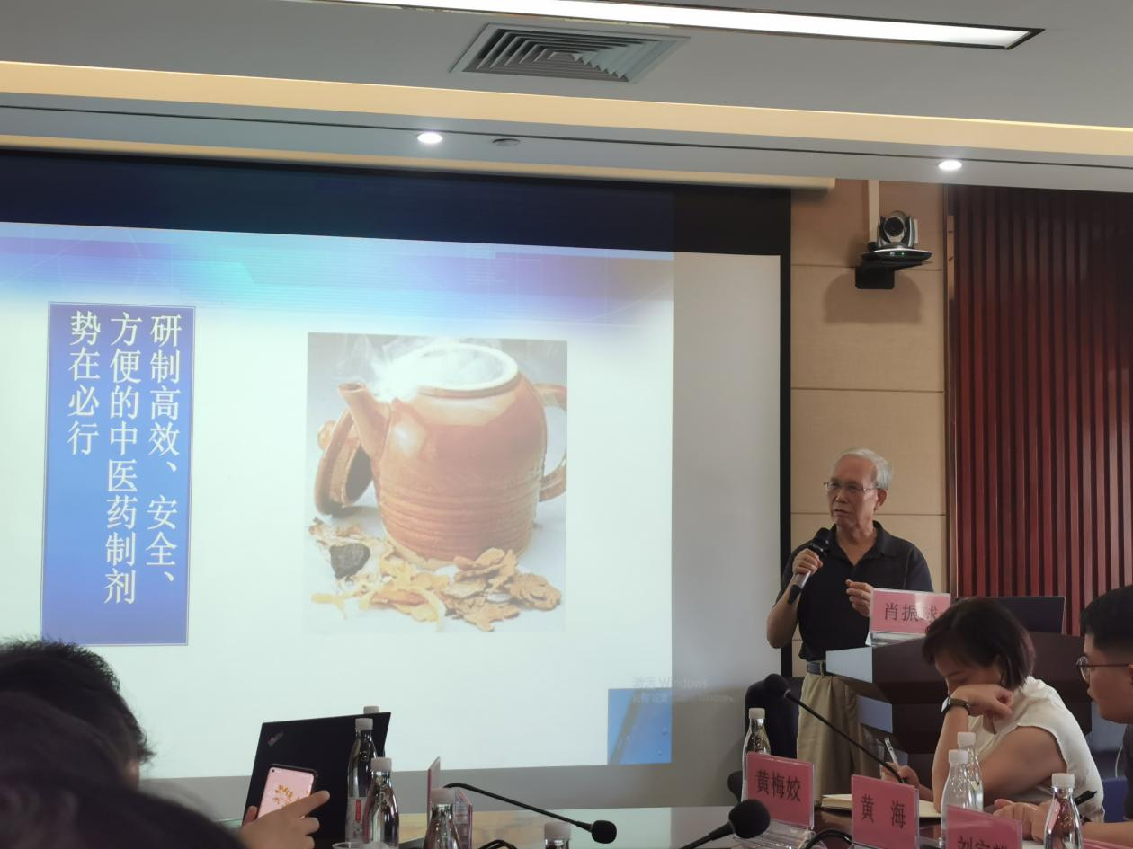 肖振球教授发表讲话
