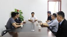 beat365正版唯一入口必一副校长何刚亮到赛院调研指导工作