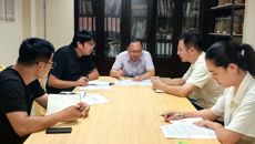 赛院副院长杨仕权组织第十一届全区高校青年教师教学竞赛参赛教师进行赛前指导