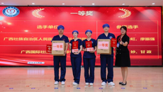 附属国际壮医医院急诊科团队在ECMO管路预充挑战赛中荣获一等奖