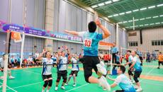 beat365官网教职工代表队参加2025年全区高校教职工气排球比赛