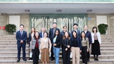 泰国东方大学代表团到第一附属医院参观交流