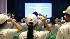 【学青会】学青会志愿者誓师出征 beat365官网志愿者挺膺担当