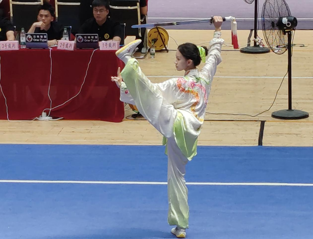 李渝婷赛场风采