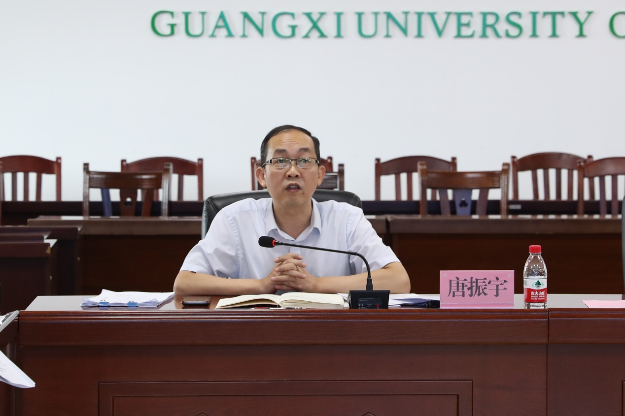 唐振宇副校长讲话