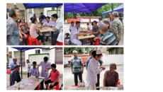 研究生院教职工党支部联合第一附属医院门急诊第二党支部开展“为民办实事、送医下乡健康义诊”主题党日活动