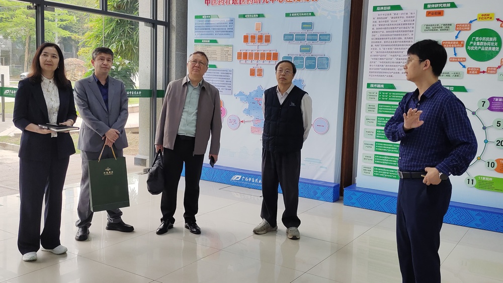 参观中医药工作成果展